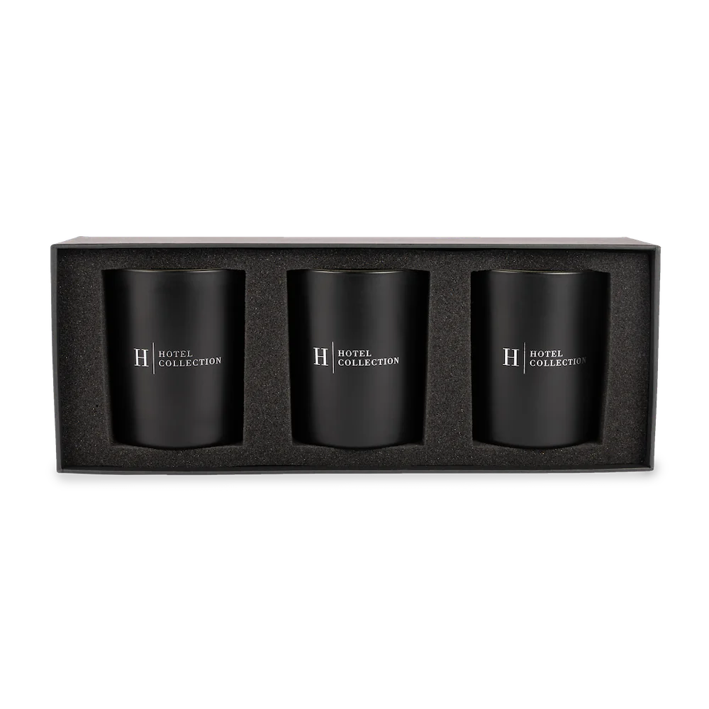 Hotel Collection 3 candle gift set